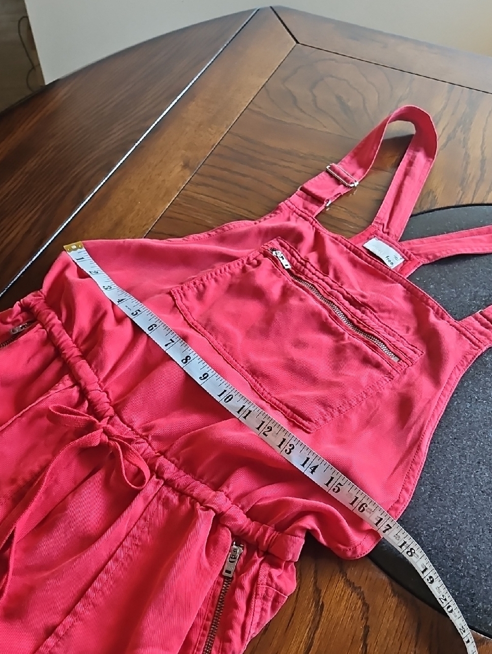 Wilfred Free Red Valletta Cropped Overalls Size S  NWOT - Picture 11 of 16